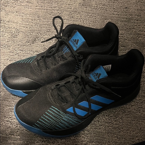 Adidas Men's Athletic Shoes in Black and Blue - Picture 1 of 5